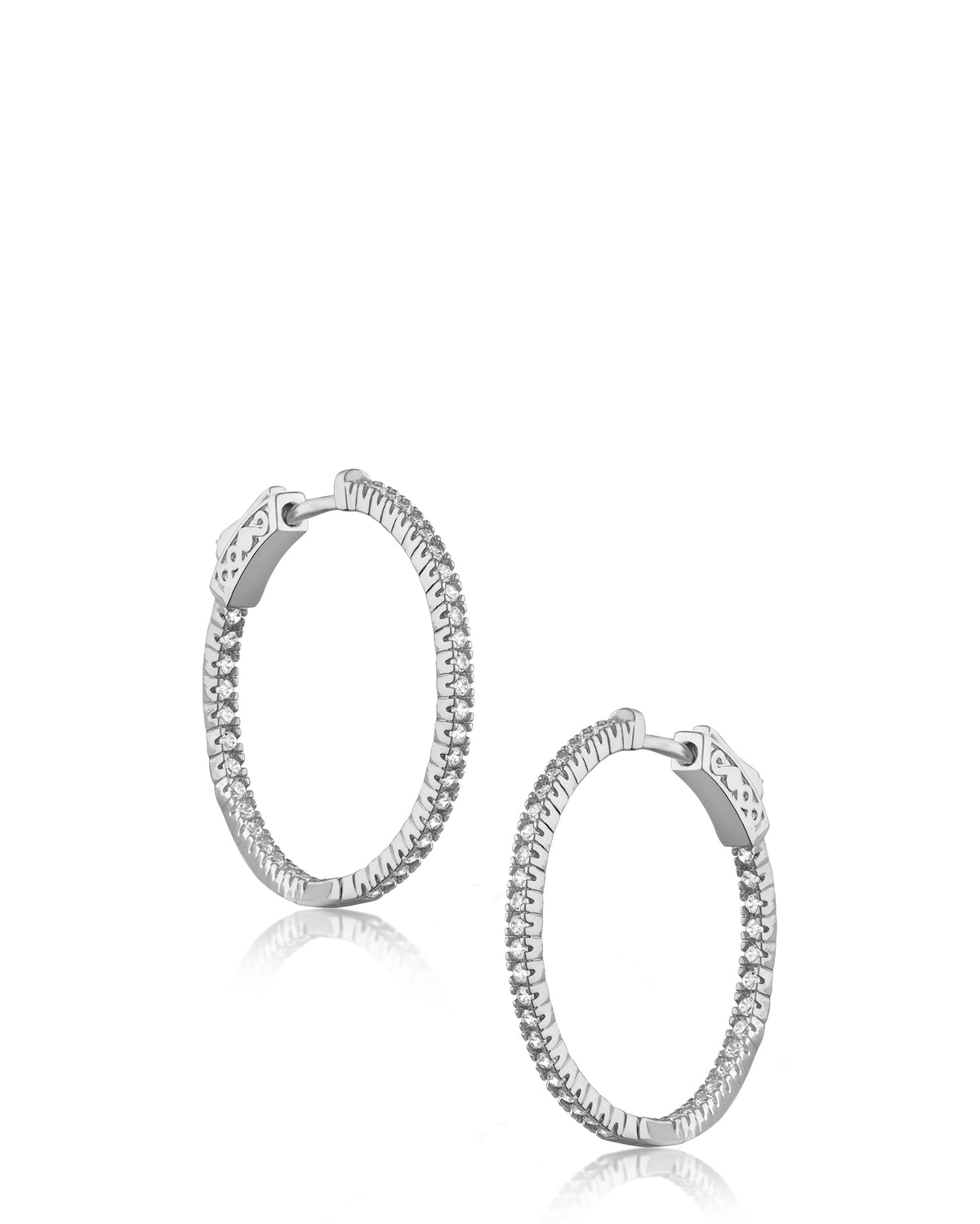 Inside Out Hoop Earring