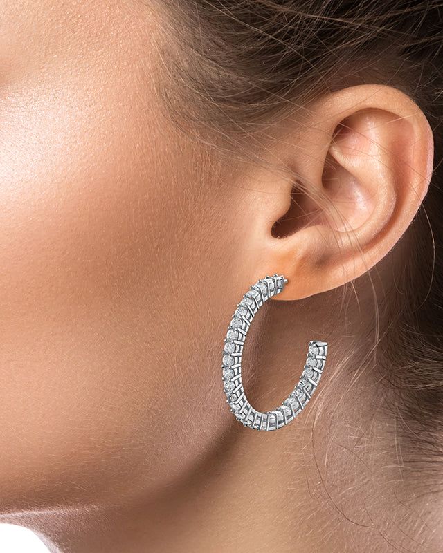 Inside Out Hoop Earrings