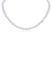 Multi Shape CZ Necklace