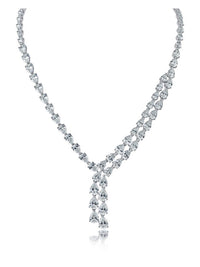 Double Strand Pear Necklace