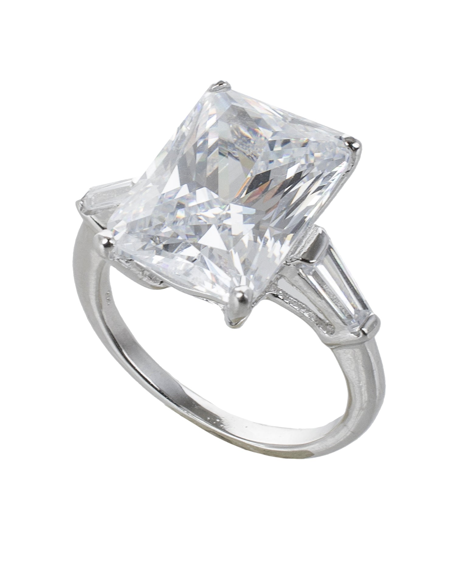 Emerald cz ring hotsell