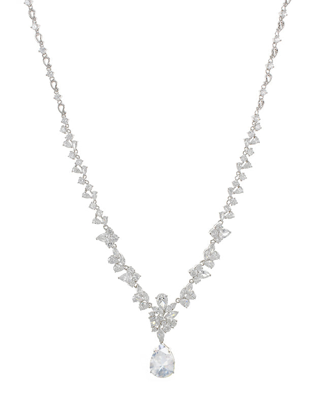 Multi Shape CZ Necklace