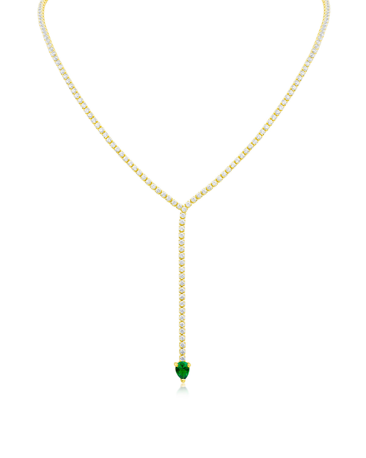 Pear Drop Y-Necklace