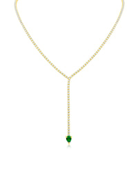 Pear Drop Y-Necklace