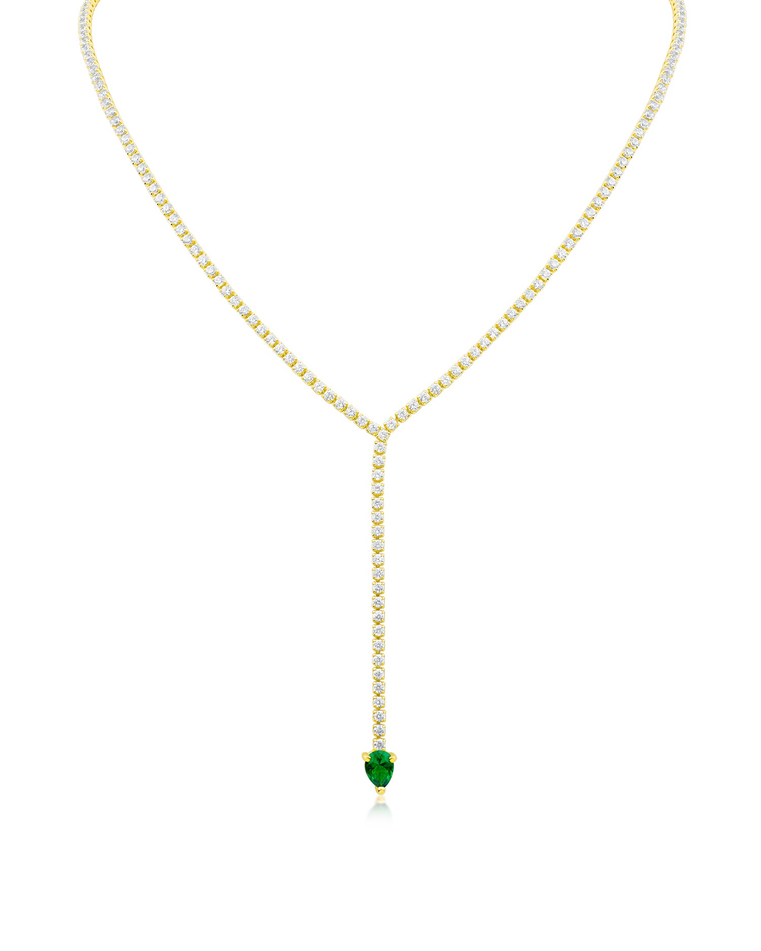 Pear Drop Y-Necklace