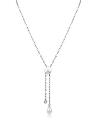 Pearl Drop Y-Necklace