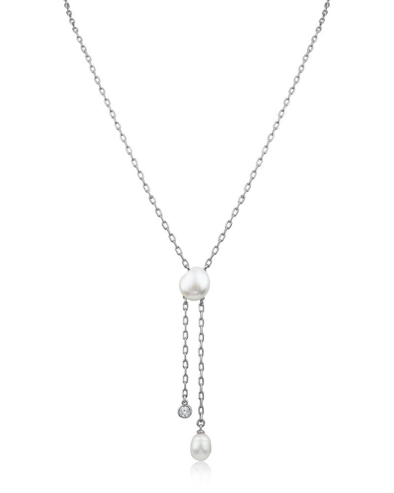 Pearl Drop Y-Necklace