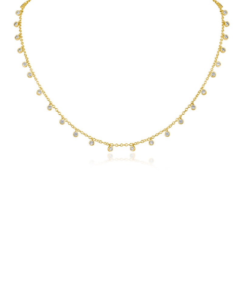 Dainty CZ Drop Necklace