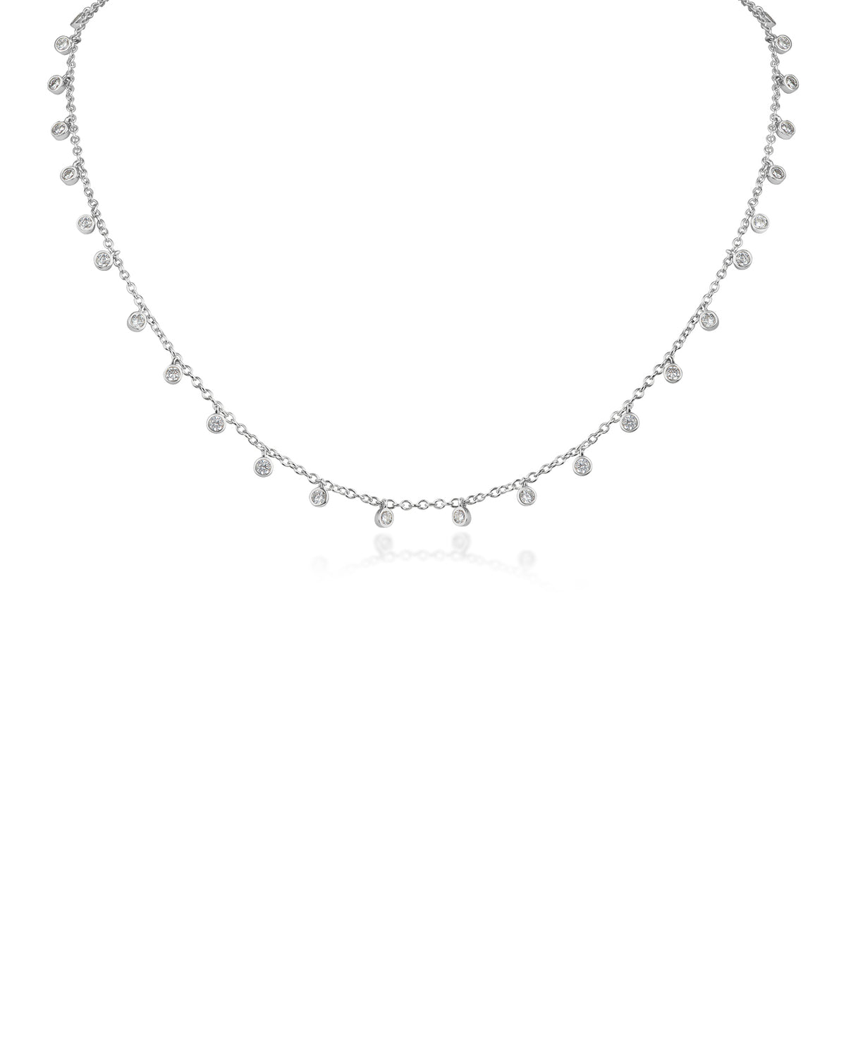Dainty CZ Drop Necklace