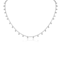 Dainty CZ Drop Necklace