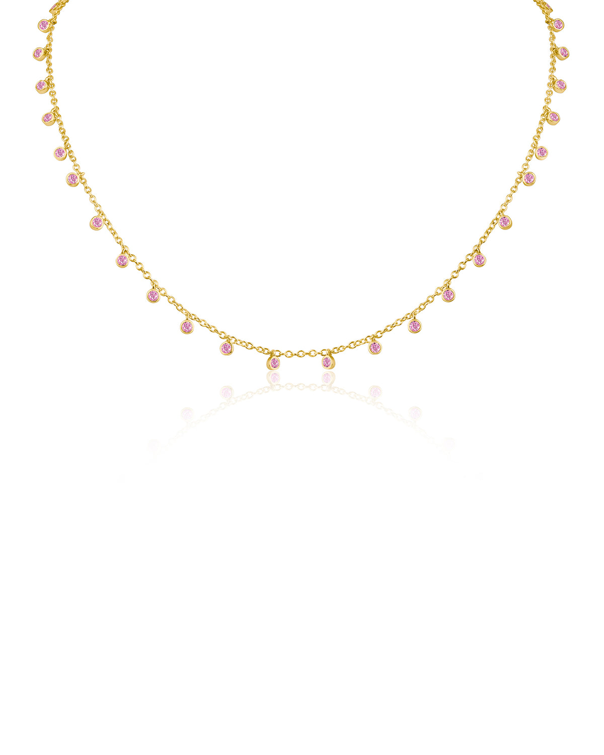 Dainty CZ Drop Necklace