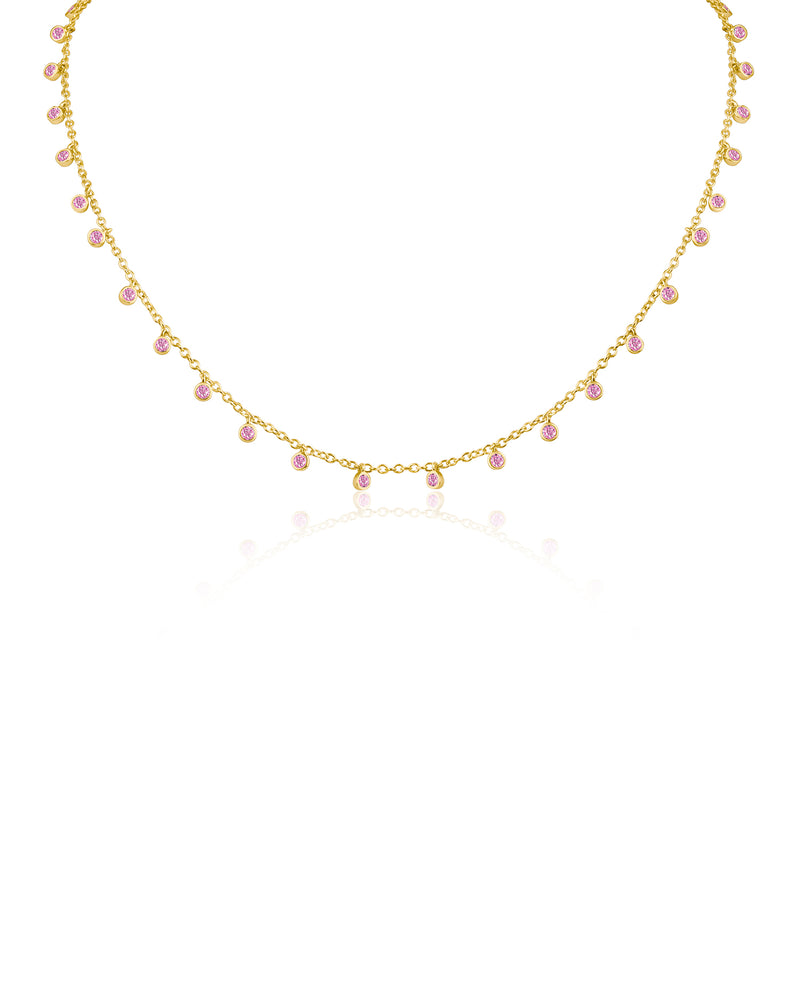 Dainty CZ Drop Necklace