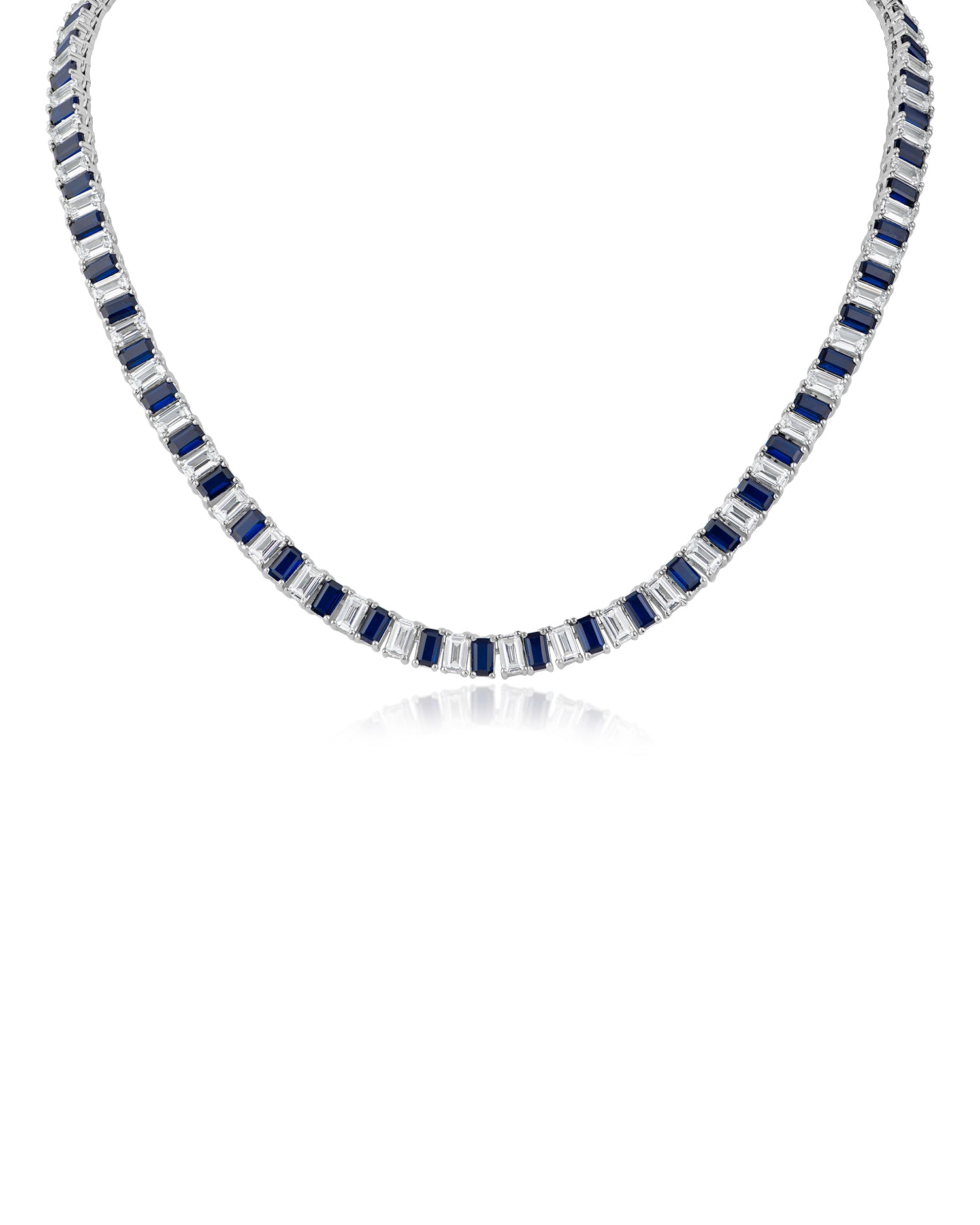 Emerald CZ Tennis Necklace – CZ by Kenneth Jay Lane