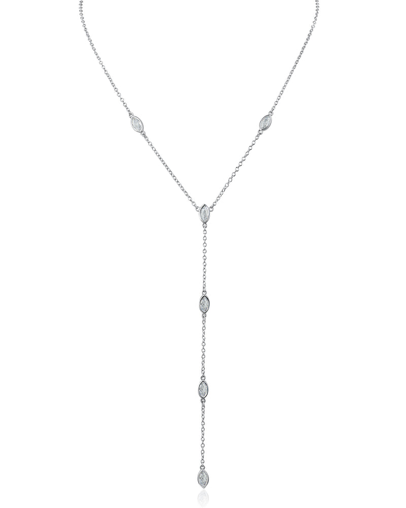 Marquise CZ Y-Necklace