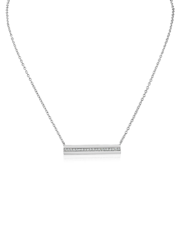 CZ Bar Pendant