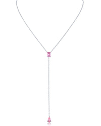 Emerald and Pear Y- Necklace