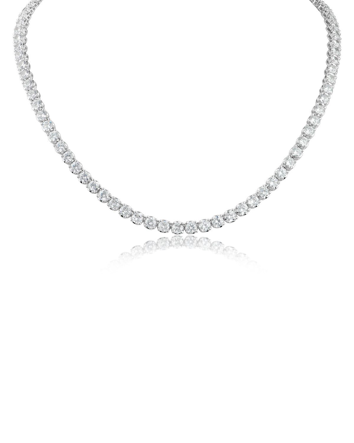 16" Round Tennis Necklace