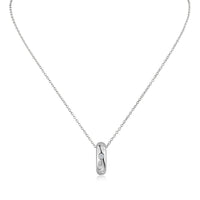 Pavé Ring Pendant Necklace