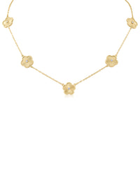 Clover Station Necklace