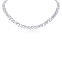 Marquise Vine CZ Collar Necklace