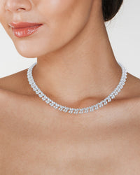 Marquise Vine CZ Collar Necklace