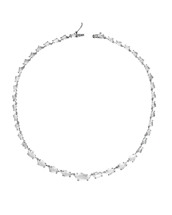 Sliced Cubic Zirconia Necklace