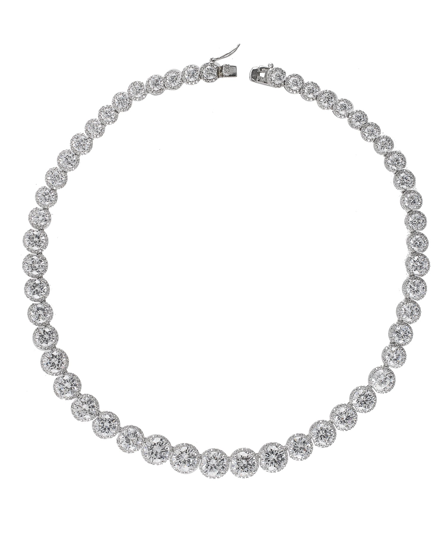 Round CZ Necklace