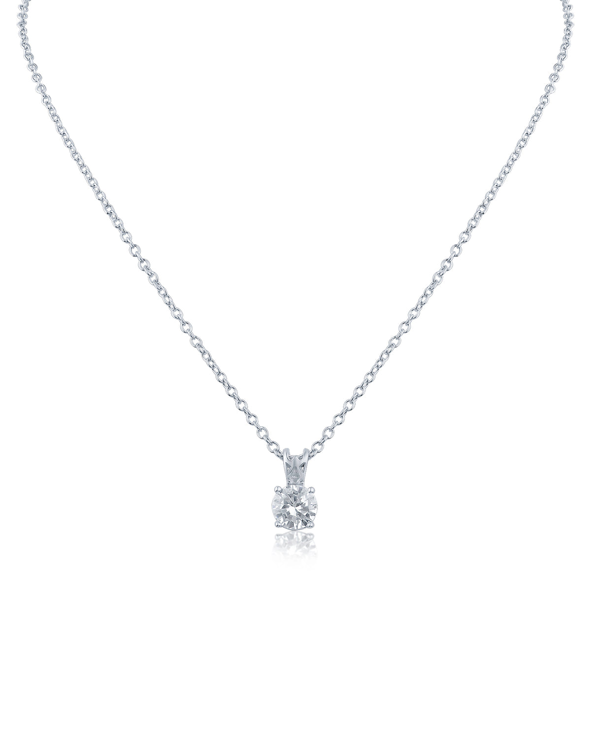 Classic Round Pendant Necklace