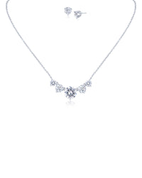 Multi Round Pendant with Matching Stud