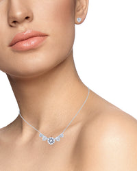 Multi Round Pendant with Matching Stud