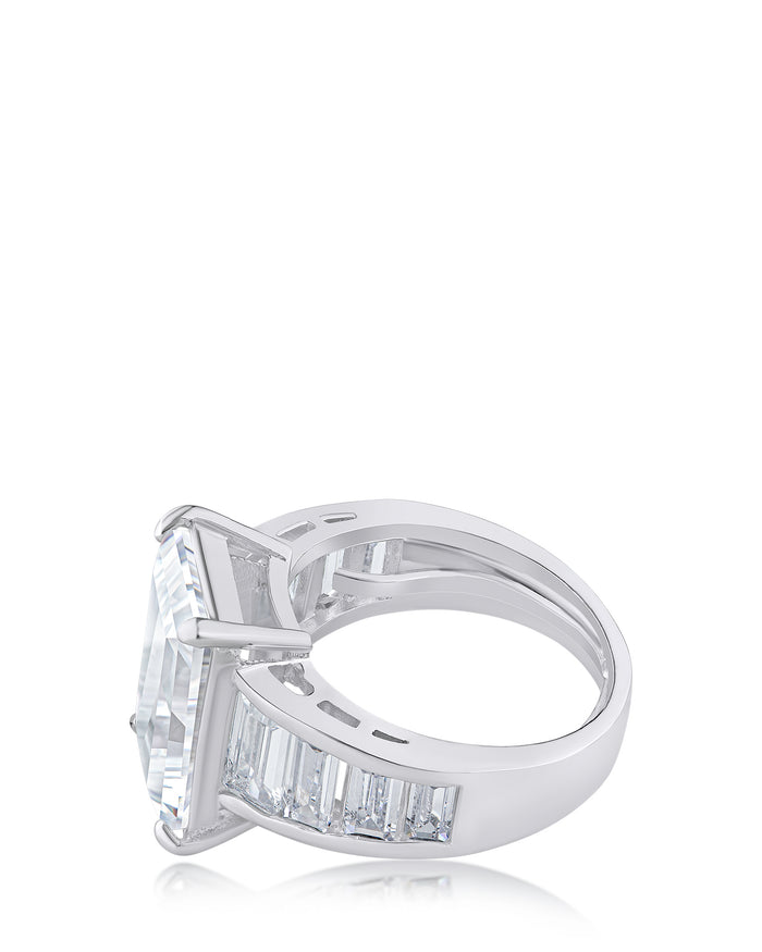 Multi Emerald Cut Ring