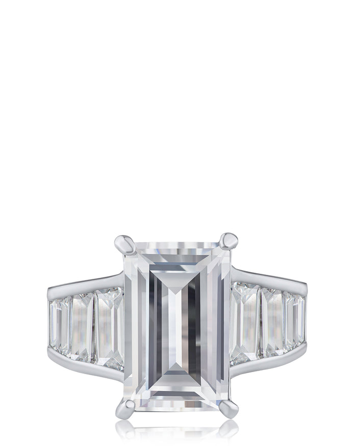 Multi Emerald Cut Ring