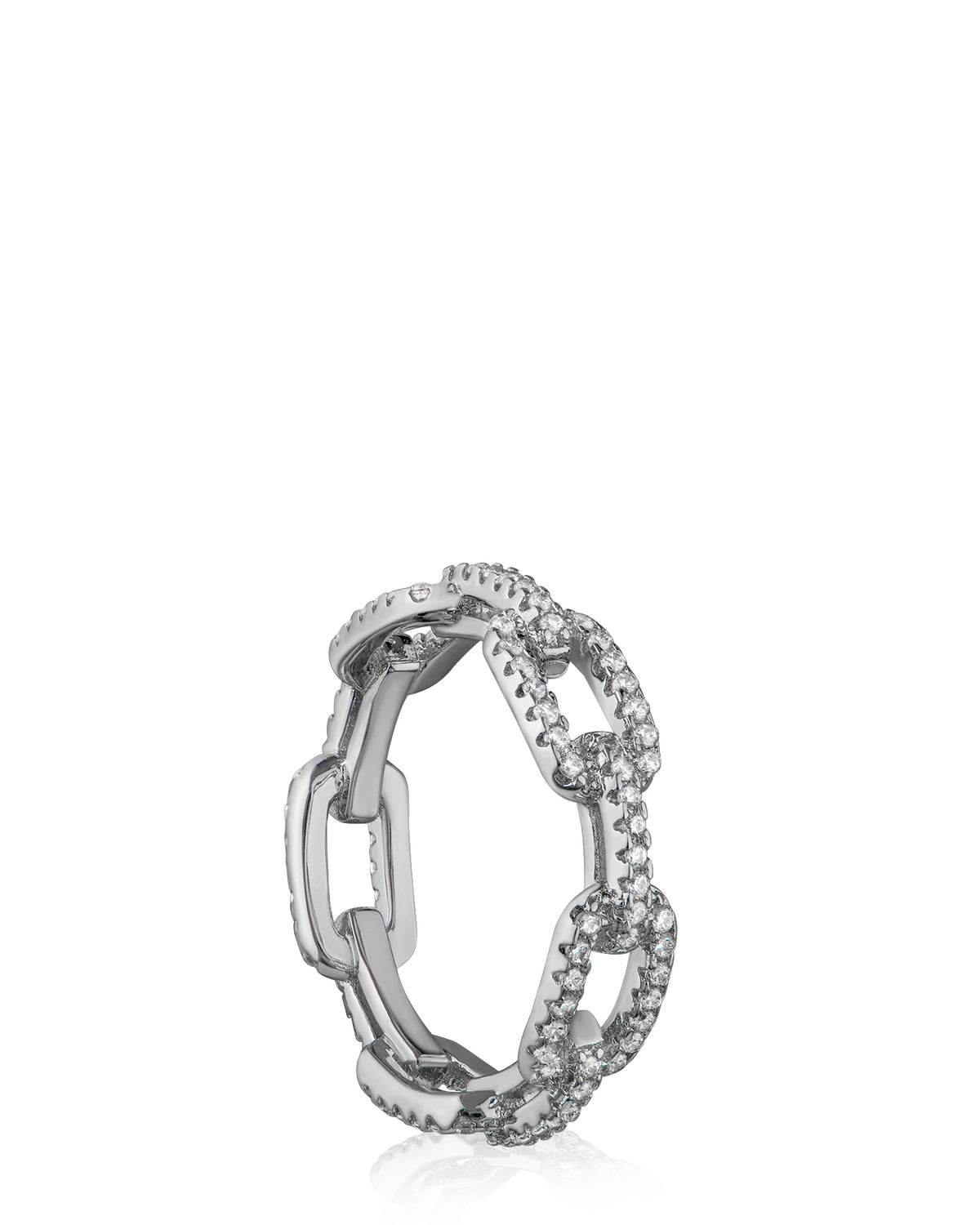 Pave Link Ring