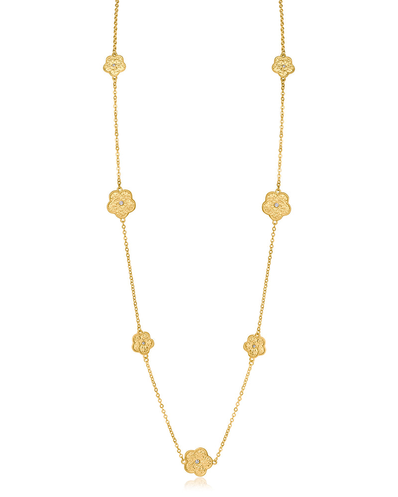 Clover Station Necklace