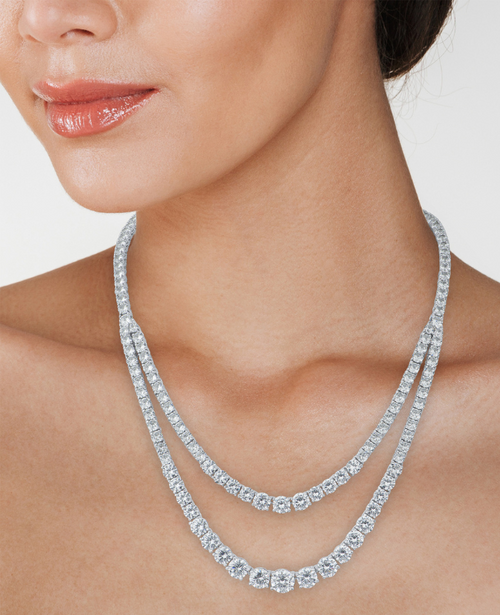 Pear Drop Solitaire Necklace – CZ by Kenneth Jay Lane Pear Drop Solitaire Necklace – CZ by Kenneth Jay Lane