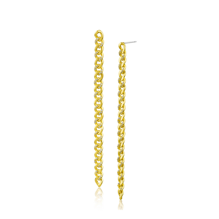 Long Chain Drop Earrings