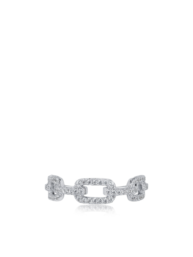 Pave Link Ring