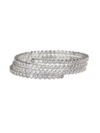 CZ Triple Wrap Bracelet