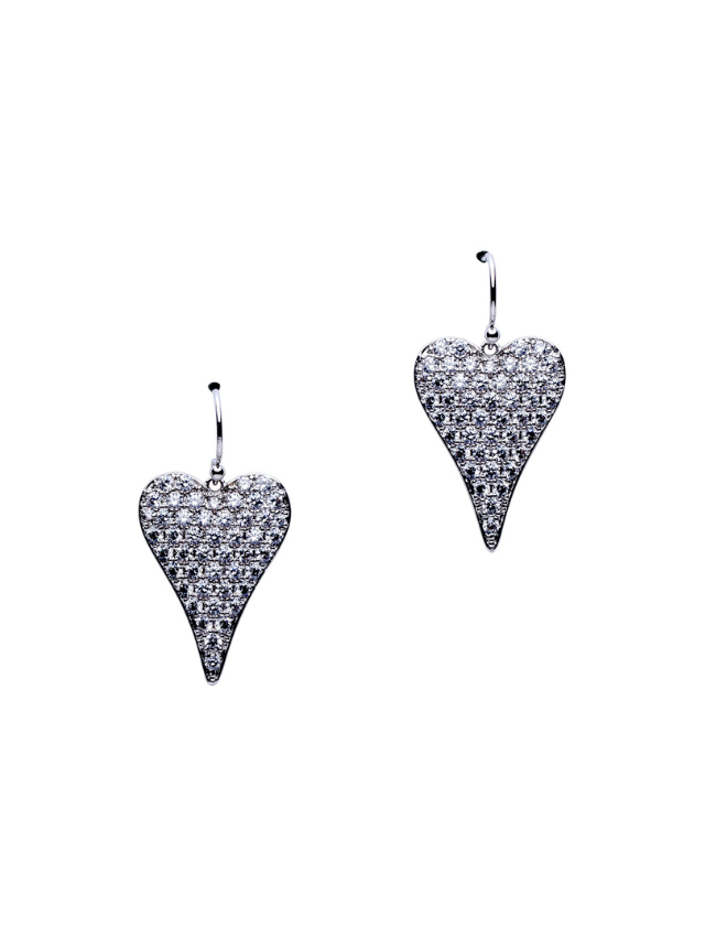 Heart Drop Earrings