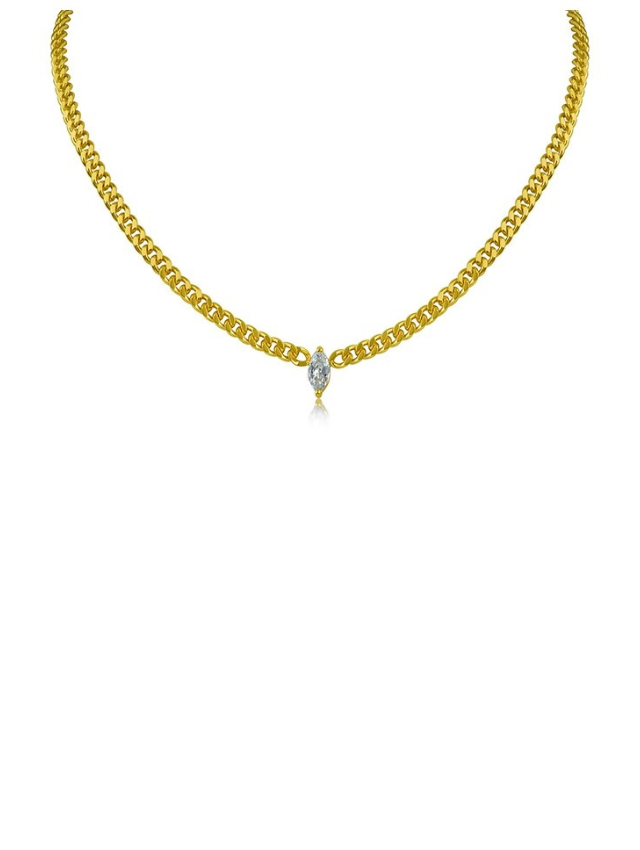 Marquise CZ Chain Necklace