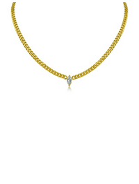 Marquise CZ Chain Necklace