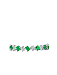 Emerald Alternating CZ Bracelet