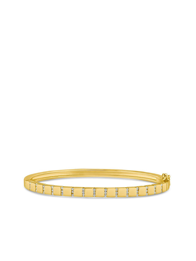 Pave CZ Stripe Bangle