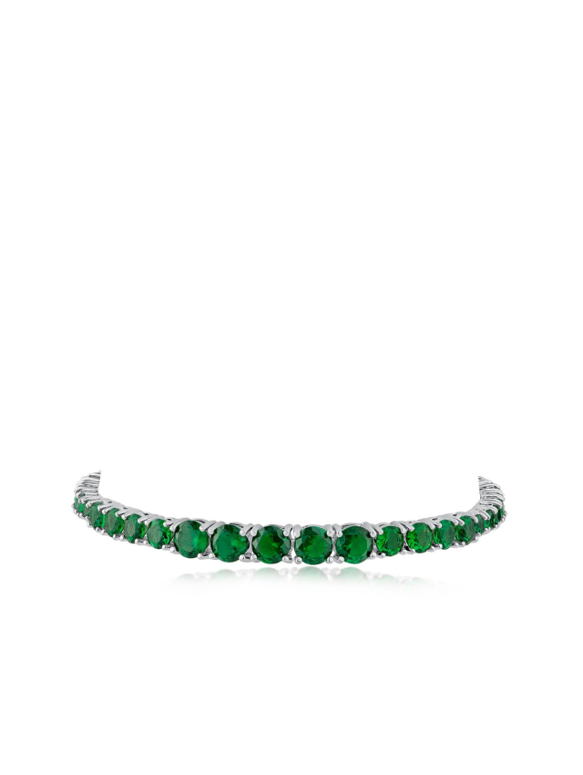 Round Graduated CZ Bracelet