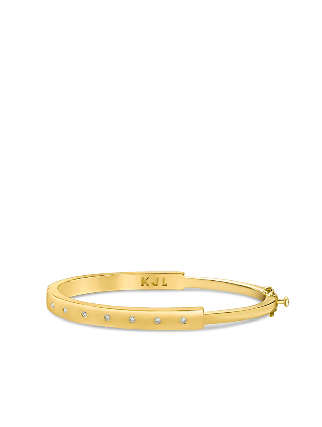 Half CZ Bangle