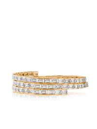 Baguette CZ Wrap Bracelet