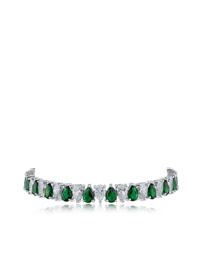 Alternating Pear CZ Bracelet