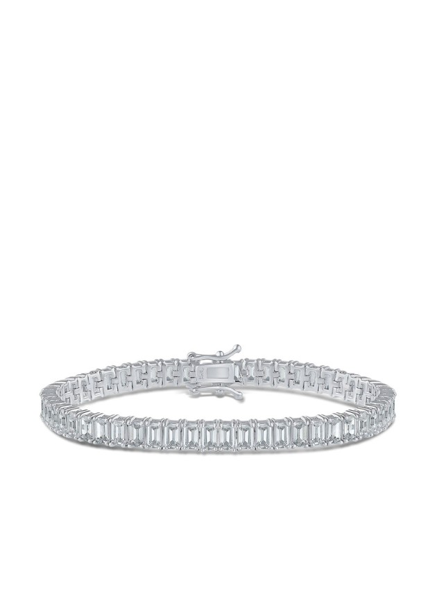 Emerald CZ Tennis Bracelet