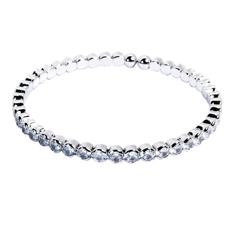 Round Stone Tennis Bracelet