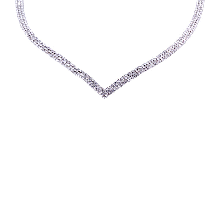 Triple Round Collar Necklace